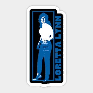 Loretta lynn +++ vintage style Sticker